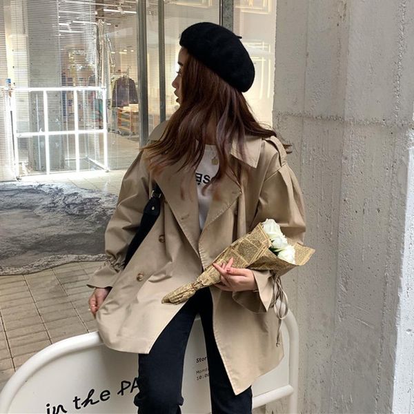 women's jackets spring and autumn retro british suit collar long sleeves coats women blet clothing double breasted windbreaker x059, Black;brown
women's jackets spring and autumn retro british suit collar long sleeves coats women blet clothing double breasted windbreaker x059, Black;brown