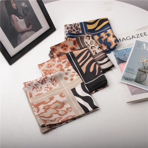 scarves retro leopard print 70 square scarf ladies chiffon decorative tie hair joker jewelry., Blue;gray
scarves retro leopard print 70 square scarf ladies chiffon decorative tie hair joker jewelry., Blue;gray