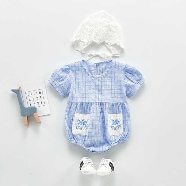 baby summer retro plaid short sleeve skirt romper born floral cotton ruffle bodysuit princess one-piece outfits wear black friday ftiv, Blue
baby summer retro plaid short sleeve skirt romper born floral cotton ruffle bodysuit princess one-piece outfits wear black friday ftiv, Blue