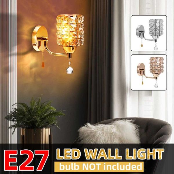 wall lamp e27 modern crystal light living room bedroom corridor balcony 220v sconce for home decor ligting
wall lamp e27 modern crystal light living room bedroom corridor balcony 220v sconce for home decor ligting
