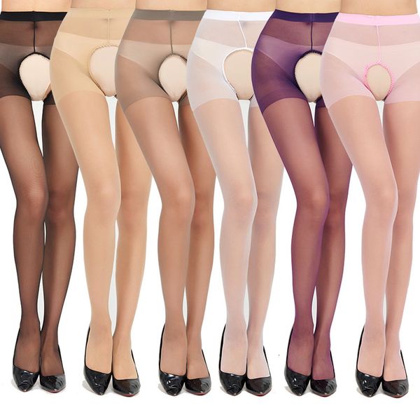 women's transparent lingerie temptation crotch carved empty two open one-piece black stockings no take off pantyhose, Black;white
women's transparent lingerie temptation crotch carved empty two open one-piece black stockings no take off pantyhose, Black;white