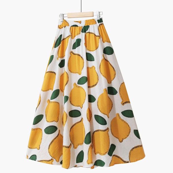 women summer long skirt two layers spring girls casual flower printed elegant elastic waist big swing a-line beach skirts faldas, Black
women summer long skirt two layers spring girls casual flower printed elegant elastic waist big swing a-line beach skirts faldas, Black