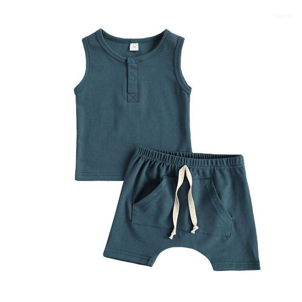 clothing sets baby tank + shorts, elastic waist with pockets, button decoration, simple style cool summer1, White
clothing sets baby tank + shorts, elastic waist with pockets, button decoration, simple style cool summer1, White