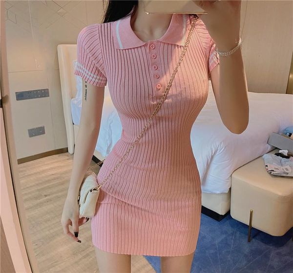 casual dresses women's knitted dress summer french first love sweet temperament collar short skirt slim-fit hip-wrapped, Black;gray
casual dresses women's knitted dress summer french first love sweet temperament collar short skirt slim-fit hip-wrapped, Black;gray