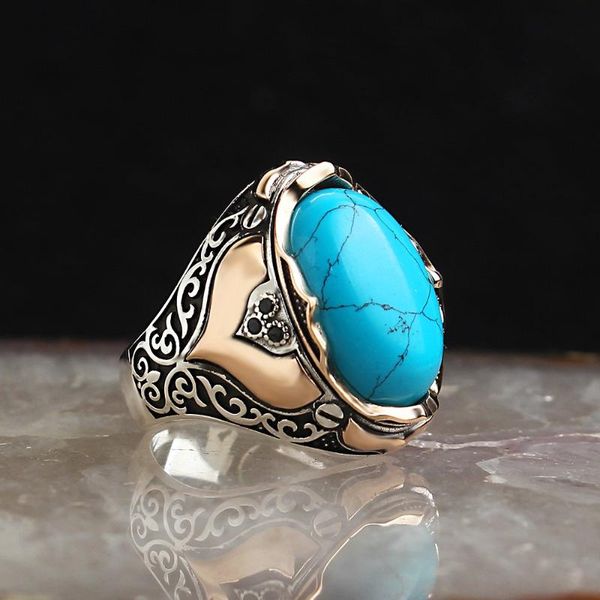 cluster rings 925 sterling silver ring for men turquoise stone, jewelry fashion vintage gift onyx aqeq mens all size, Golden;silver
cluster rings 925 sterling silver ring for men turquoise stone, jewelry fashion vintage gift onyx aqeq mens all size, Golden;silver