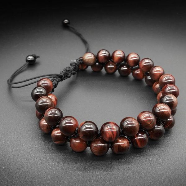 charm bracelets men women doubled 8mm lava rock bracelet braided rope natural stone yoga beads adjustable, Golden;silver
charm bracelets men women doubled 8mm lava rock bracelet braided rope natural stone yoga beads adjustable, Golden;silver