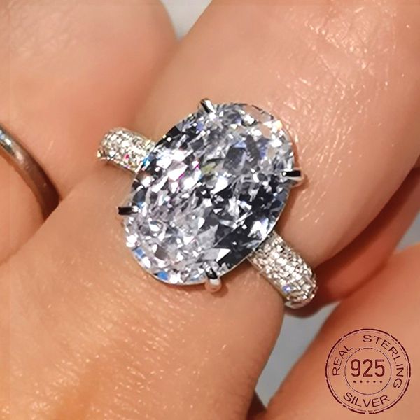 oval finger ring band dazzling brilliant 10*14mm lab diamond silver 925 classic wedding anniversary gift for wife&girl j-536, Slivery;golden
oval finger ring band dazzling brilliant 10*14mm lab diamond silver 925 classic wedding anniversary gift for wife&girl j-536, Slivery;golden