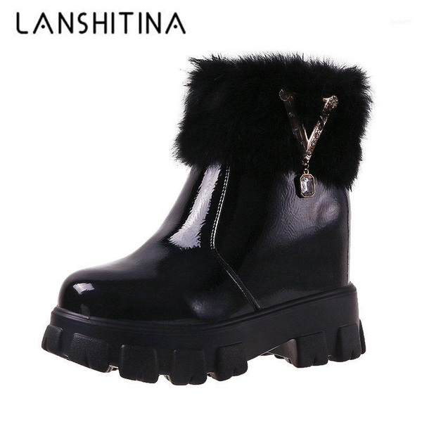 boots chunky platform warm plush winter women 10cm hidden heels waterproof snow woman crystal fur ankle shoes 202111, Black
boots chunky platform warm plush winter women 10cm hidden heels waterproof snow woman crystal fur ankle shoes 202111, Black