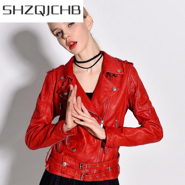 women's leather & faux shzq 100% real sheepskin coat female genuine jacket women montone streetwear natural clothing, Black
women's leather & faux shzq 100% real sheepskin coat female genuine jacket women montone streetwear natural clothing, Black