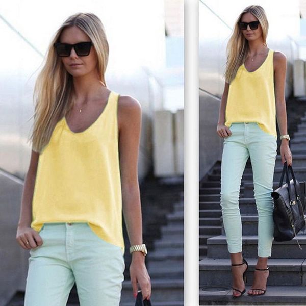women's tanks & camis ladies casual fabala chiffon blouses comfortable v neck summer plus size candy color vest off shoulder beach shir, White
women's tanks & camis ladies casual fabala chiffon blouses comfortable v neck summer plus size candy color vest off shoulder beach shir, White