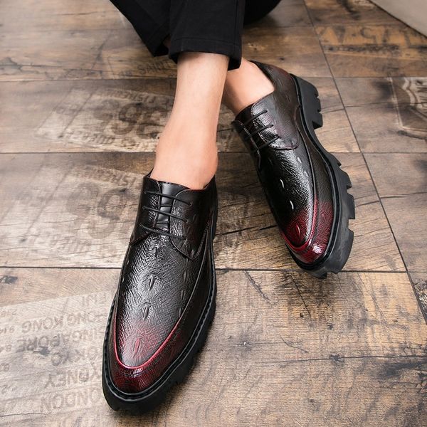 45.46.47 new breathable leather shoes mens korean-style british pointed toe shoes non-slip business casual high heel stylist leather shoes, Black
45.46.47 new breathable leather shoes mens korean-style british pointed toe shoes non-slip business casual high heel stylist leather shoes, Black