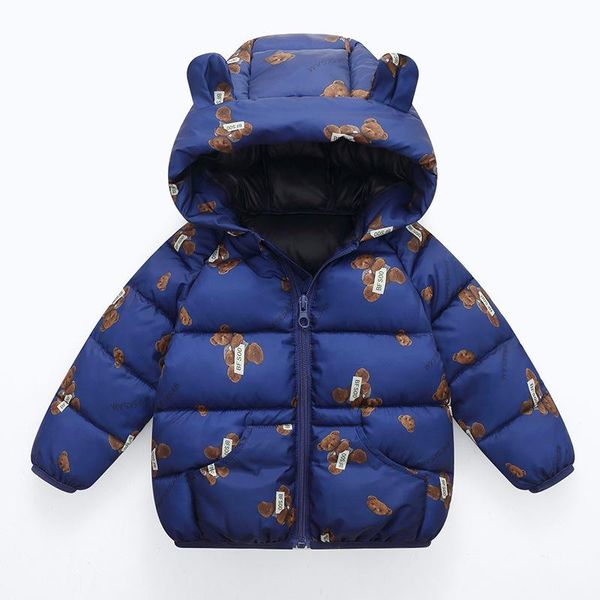 down coat kids zipper hooded baby winter warm costume boys outwear cotton clothing thickened girls jacket, Blue;gray
down coat kids zipper hooded baby winter warm costume boys outwear cotton clothing thickened girls jacket, Blue;gray