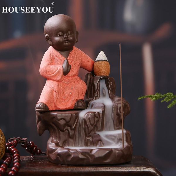 fragrance lamps houseeyou backflow incense burner little monk holder censer home decor buddha + 20pcs cones
fragrance lamps houseeyou backflow incense burner little monk holder censer home decor buddha + 20pcs cones