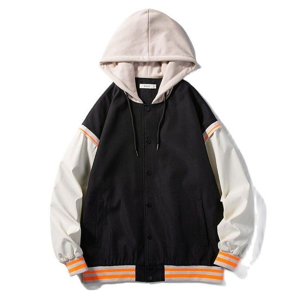 men's jackets 2021 hooded jacket coat men spring autumn single-breasted harajuku hip hop oversized loose jacktes, Black;brown
men's jackets 2021 hooded jacket coat men spring autumn single-breasted harajuku hip hop oversized loose jacktes, Black;brown