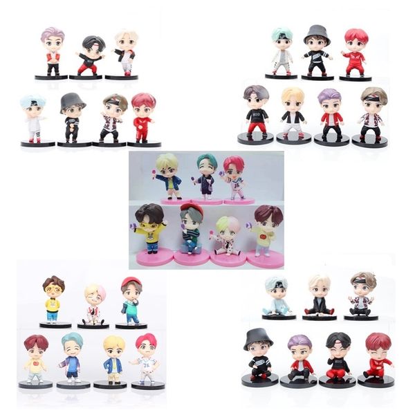 seven q-version characters' tablecar dolls
seven q-version characters' tablecar dolls