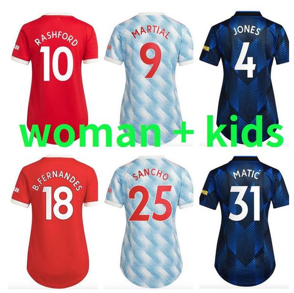 women kids kit 21 22 sancho rashford soccer jerseys van de beek 2021 2022 b.fernandes lingard pogba shaw r.varane greenwood ladies football, Black;yellow
women kids kit 21 22 sancho rashford soccer jerseys van de beek 2021 2022 b.fernandes lingard pogba shaw r.varane greenwood ladies football, Black;yellow