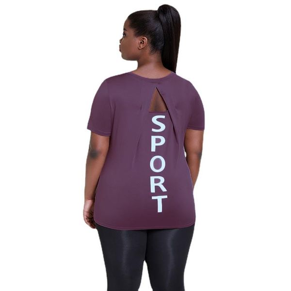 yoga outfit hollow letter workout for fitness shirts gym wear plus size women clothing short sleeve women's sport t-shirt
yoga outfit hollow letter workout for fitness shirts gym wear plus size women clothing short sleeve women's sport t-shirt