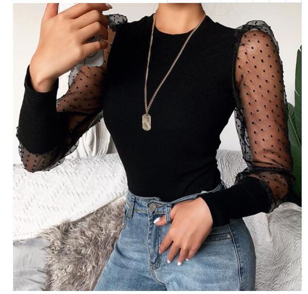 women's jumpsuits & rompers lace puff sleeve bodysuit spring long polka dot vintage bodycon jumpsuit skinny mesh bodysuits, Black;white
women's jumpsuits & rompers lace puff sleeve bodysuit spring long polka dot vintage bodycon jumpsuit skinny mesh bodysuits, Black;white