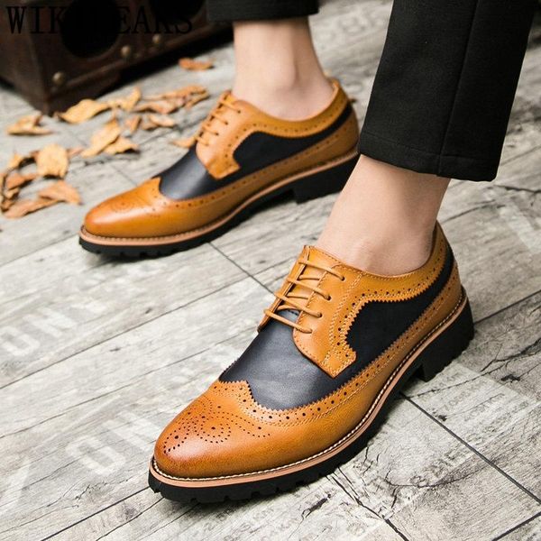 dress shoes vintage men formal coiffeur italian brogue classic black leather 2021 chaussure homme buty
dress shoes vintage men formal coiffeur italian brogue classic black leather 2021 chaussure homme buty