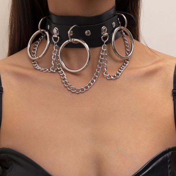 chokers 2021 est geometric tassel chain ring dominatrix punk style collar choker necklace for women, Golden;silver
chokers 2021 est geometric tassel chain ring dominatrix punk style collar choker necklace for women, Golden;silver