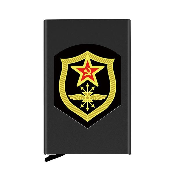 card holders 2021 arrival cccp soviet badge id holder automatic up metal wallet women men aluminum case, Brown;gray
card holders 2021 arrival cccp soviet badge id holder automatic up metal wallet women men aluminum case, Brown;gray