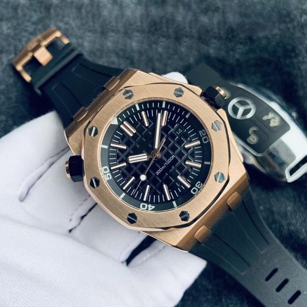 wristwatches classic men watch stainless steel automatic mechanical silver rose gold blue black royal sapphire back see through oaks, Slivery;brown
wristwatches classic men watch stainless steel automatic mechanical silver rose gold blue black royal sapphire back see through oaks, Slivery;brown
