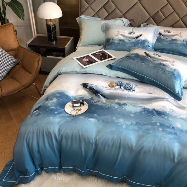 european american blue whale bedding set adult,full king 60s comfortable home textile bedsheet pillow case duvet cover sets
european american blue whale bedding set adult,full king 60s comfortable home textile bedsheet pillow case duvet cover sets