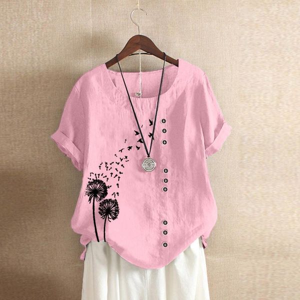 women t-shirts casual harajuku dandelion printed summer female short sleeve button t-shirt bluzki damskie #t1g women's, White
women t-shirts casual harajuku dandelion printed summer female short sleeve button t-shirt bluzki damskie #t1g women's, White