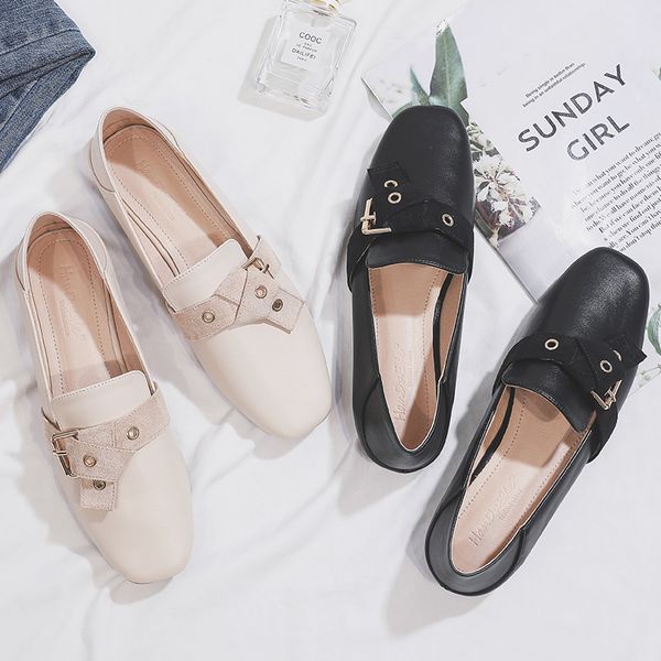 fashion buckle women loafers comfortable slip-on casual flats spring big size 43 ladi office boat shoes, Black
fashion buckle women loafers comfortable slip-on casual flats spring big size 43 ladi office boat shoes, Black