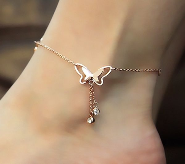 summer foot ornament temperament hollow out butterfly double diamond tassel rose gold foot chain rose gold girl, Red;blue
summer foot ornament temperament hollow out butterfly double diamond tassel rose gold foot chain rose gold girl, Red;blue