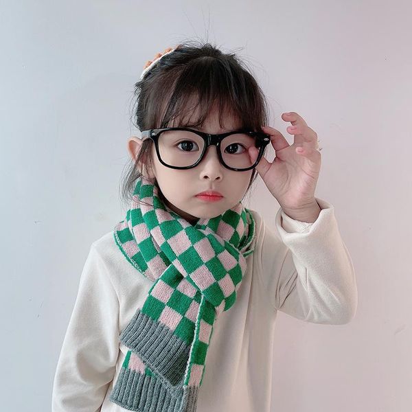 scarves children's autumn winter plaid knitted scarf kids korean fashion thicken warm woolen shawl patchwork neckerchief for boys girls, Blue;gray
scarves children's autumn winter plaid knitted scarf kids korean fashion thicken warm woolen shawl patchwork neckerchief for boys girls, Blue;gray