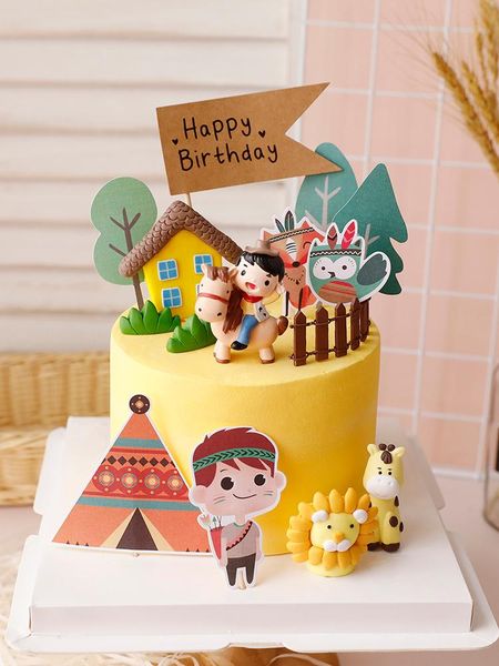 other festive & party supplies cake decoration riding boy little cowboy farm tribe for happy birthday er flags kids love cartoon ornamen
other festive & party supplies cake decoration riding boy little cowboy farm tribe for happy birthday er flags kids love cartoon ornamen