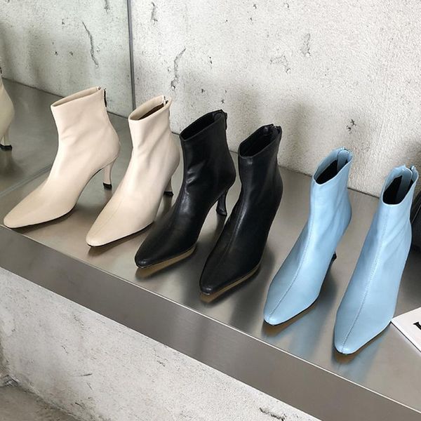 boots fashion women ankle comfort shoes autumn zipper kitten heels booties short ladies, Black
boots fashion women ankle comfort shoes autumn zipper kitten heels booties short ladies, Black