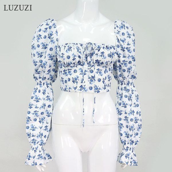 women's blouses & shirts luzuzi autumn chic vintage floral print tie front and 2021 square collar puff sleeve elegant shirt, White
women's blouses & shirts luzuzi autumn chic vintage floral print tie front and 2021 square collar puff sleeve elegant shirt, White