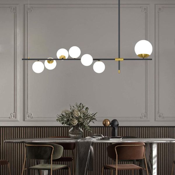 nordic modern restaurant chandelier net red creative personality light luxury dining table bar long simple household lamps pendant
nordic modern restaurant chandelier net red creative personality light luxury dining table bar long simple household lamps pendant
