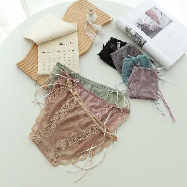 women's panties 1 pcs breathable cotton crotch bandage low waist mesh lace thong intimates love dots briefs bow pantie underwear, Black;pink
women's panties 1 pcs breathable cotton crotch bandage low waist mesh lace thong intimates love dots briefs bow pantie underwear, Black;pink