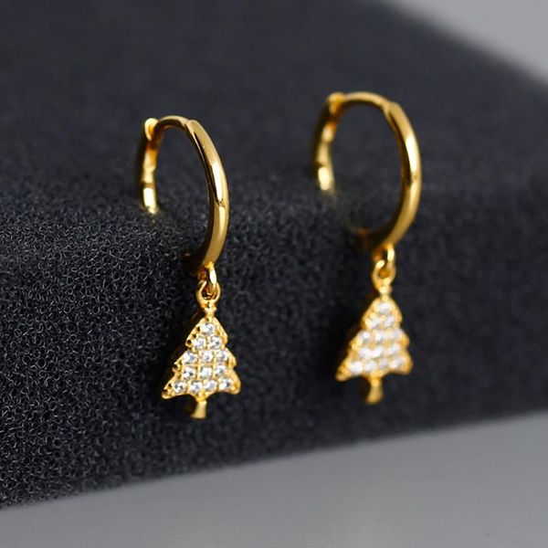 100% 925 silver gold color pine christmas tree zircon pendant piercing hoop earring brinco oorbellen decoration pendientes 2021 & huggie, Golden;silver
100% 925 silver gold color pine christmas tree zircon pendant piercing hoop earring brinco oorbellen decoration pendientes 2021 & huggie, Golden;silver