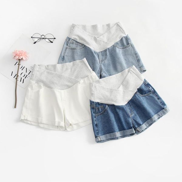 maternity bottoms pregnant women's shorts pants summer low-waisted denim pregnancy casual loose roll-up clothes blue white trousers
maternity bottoms pregnant women's shorts pants summer low-waisted denim pregnancy casual loose roll-up clothes blue white trousers