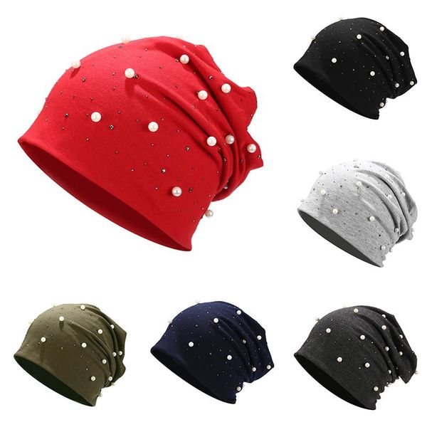 beanie/skull caps fashion solid color pearl rhinestone beanies hat outdoor soft cotton blend baggy cap bonnet warm autumn, Blue;gray
beanie/skull caps fashion solid color pearl rhinestone beanies hat outdoor soft cotton blend baggy cap bonnet warm autumn, Blue;gray