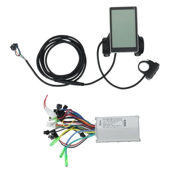 tools 24v 36v 48v 250w 350w brushless dc motor controller ebike +m5 lcd display 1 set