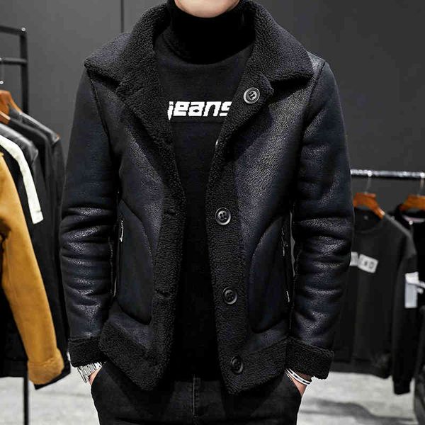 men's wool & blends brand clothing men winter keep warm woolen coats granular woollen cloth double sided jackets plus size s-4xl i, Black
men's wool & blends brand clothing men winter keep warm woolen coats granular woollen cloth double sided jackets plus size s-4xl i, Black