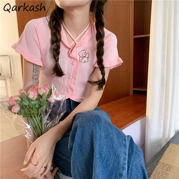 women's t-shirt women crop t-shirts cotton knitting chic vintage leisure all-match -line casual slender single-breasted stree, White
women's t-shirt women crop t-shirts cotton knitting chic vintage leisure all-match -line casual slender single-breasted stree, White