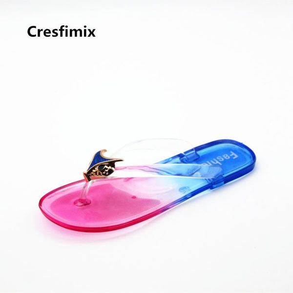 cresfimix women casual transparent beach flip flops female leisure jelly spring and summer lady cute cool slippers, Black
cresfimix women casual transparent beach flip flops female leisure jelly spring and summer lady cute cool slippers, Black