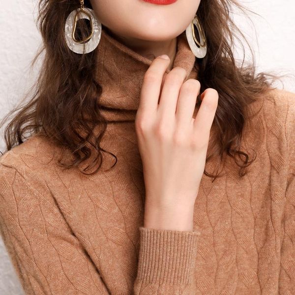 women's sweaters 2021autumn and winter cashmere sweater woman turtleneck loose ladies pullover women, White;black
women's sweaters 2021autumn and winter cashmere sweater woman turtleneck loose ladies pullover women, White;black