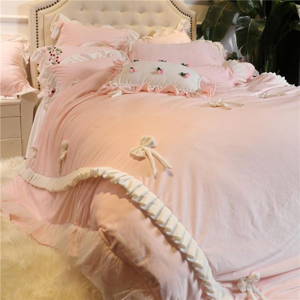 bedding sets 4/6/7pcs baby class velvet flannel bowknot lace set warm fleece duvet cover bed skirt king linen size
bedding sets 4/6/7pcs baby class velvet flannel bowknot lace set warm fleece duvet cover bed skirt king linen size