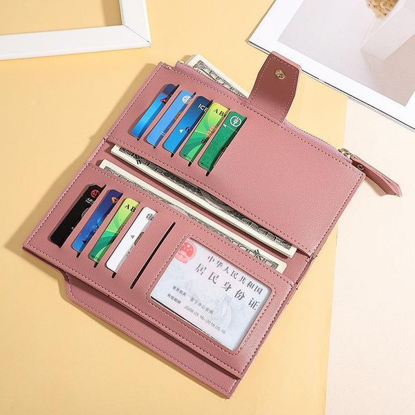 ladies zipper card holder fashion coin purse soft pu leather multi function tri fold, Red;black
ladies zipper card holder fashion coin purse soft pu leather multi function tri fold, Red;black