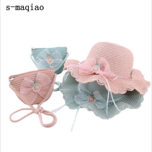 child summer straw hat 2-6year baby bag set sun protection girls sweet flower wide brim anti-uv beach caps & hats, Yellow
child summer straw hat 2-6year baby bag set sun protection girls sweet flower wide brim anti-uv beach caps & hats, Yellow