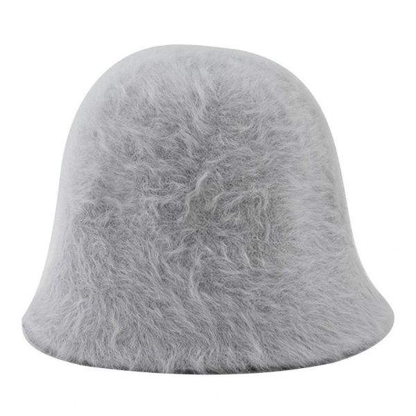 wide brim hats 2021 hat winter women's fashion solid color fur bucket cap fisherman's retro knitted wool basin, Blue;gray
wide brim hats 2021 hat winter women's fashion solid color fur bucket cap fisherman's retro knitted wool basin, Blue;gray