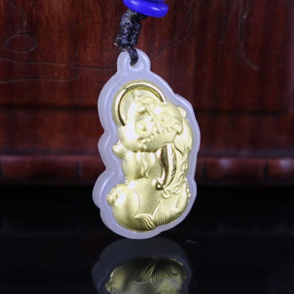 lockets fashion design men women necklace pendant brave troops white natural hetian jade lucky pendants quality, Silver
lockets fashion design men women necklace pendant brave troops white natural hetian jade lucky pendants quality, Silver
