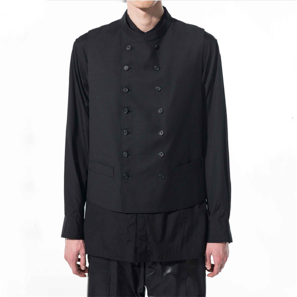 men's vests korean version of the four seasons double breasted suit jacket large size leisure short vest, Black;white
men's vests korean version of the four seasons double breasted suit jacket large size leisure short vest, Black;white